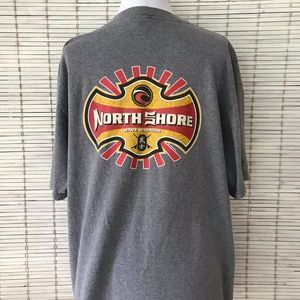 Crazy Shirt L Surfer Hawaii North Shore Wave Warrior Surfer Aloha T Shirt